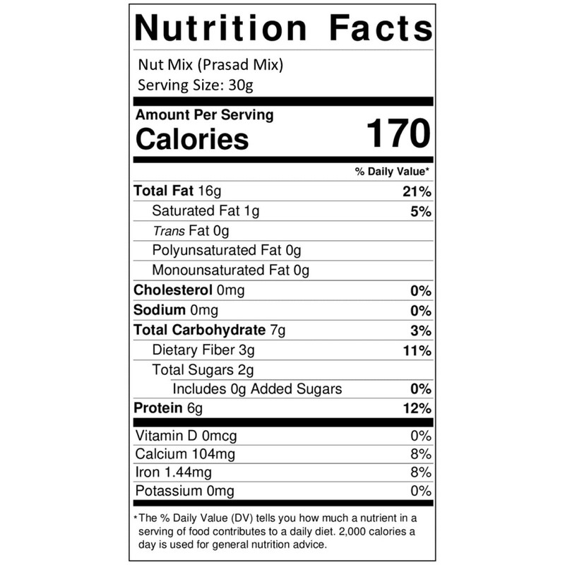 AIVA NUT MIX (Almonds, Pistachios, Cashews, Peanuts, & Raisins) 2