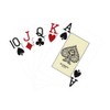 Modiano - Brown Texas Poker 100% Kunststoff Spielkarten, 2 Ecken,