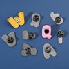 Cartoon A-Z 26 Letters Brooches Pins for Women Colorful Enamel