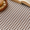 Fantastshop Checkered Tablecloth Rectangle - Cotton Linen Fabric Plaid Buffalo