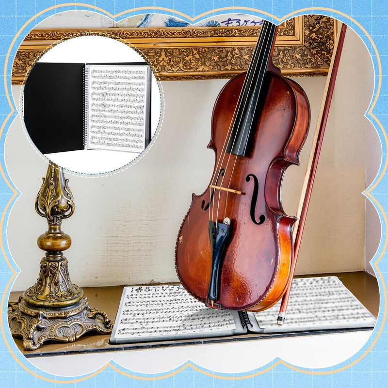 Marspark Sheet Music Folder, 20 Sleeves Display 40 Pages Spiral