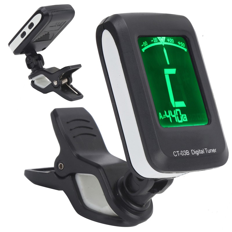 ClipOn Tuner 12Lil for Guitar Bass Ukulele Musical Instrument Accessories