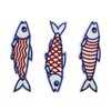 3'' Sardines Fish Summer Embroidered Iron-On Patches