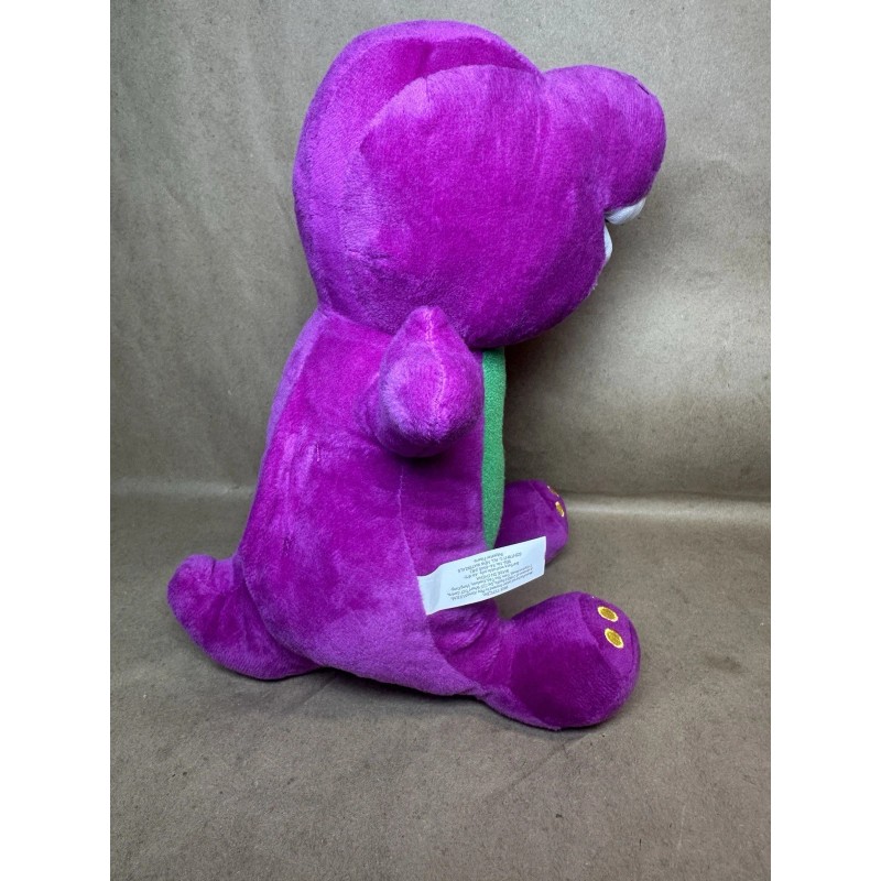 Lyons 2011 Singing Barney Purple Dinosaur Talking 11” Stuffed Plush