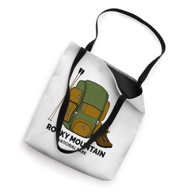 Rocky Mountain National Park Backpack Tote Bag