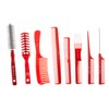 PRO TIP HAIRDRESSING SALON EQUIPMENT TOOL ROLL 6 COMBS &