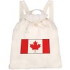 Azeeda 'Canadian Flag' Canvas Rucksack/Backpack (RK00010659)