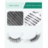 Onlyall Lash Clusters Eyelash Extensions Pre-styled False Eyelashes Clusters Natural