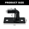 Saihisday 4 Pack Black Wall Mount Gate Hinges Heavy Duty