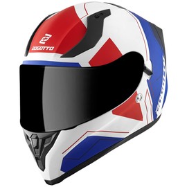 Bogotto V128 Strada Helmet, Blue/Red/White, 2XL