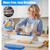 Batter Bowl with Lid, 2-Pack Fish Batter Shaker, Better Breader