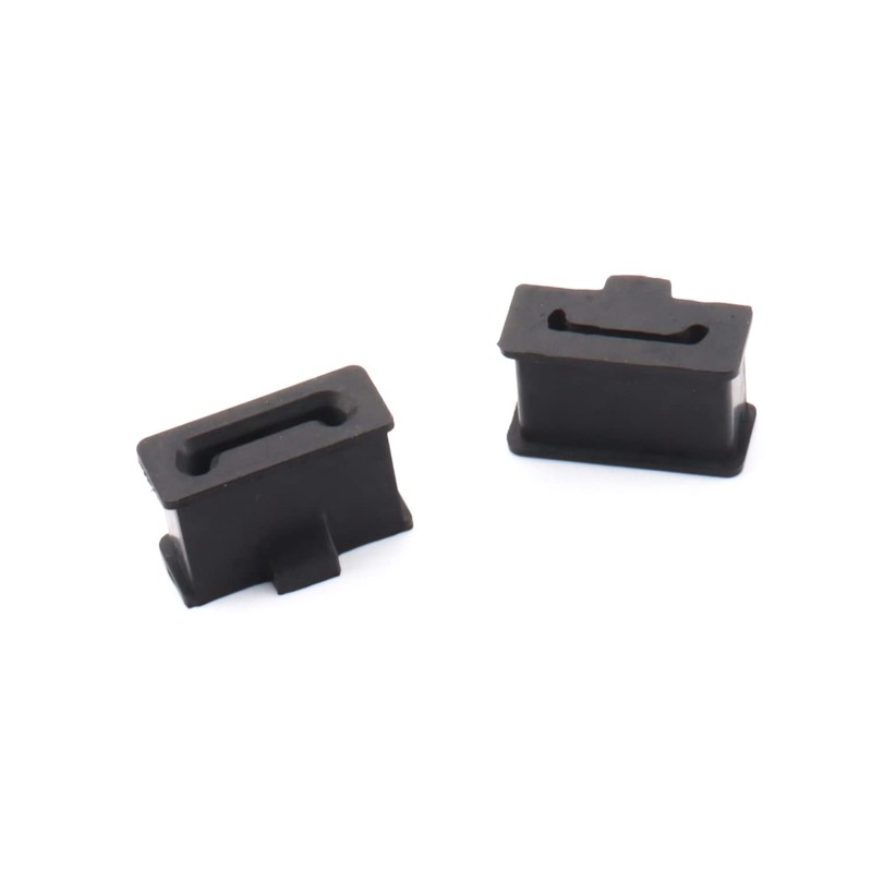 1 Pair Rubber Muffler Mount Compatible with Harley Touring Road
