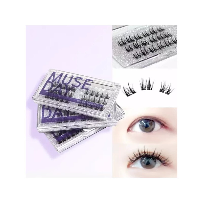 Muse Day 노글루 속눈썹 가닥속눈썹 뮤즈데이 셀프 DIY 연장 가닥