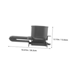 DECHOUS Multi Functional Hair Dye Root Comb with Semi Automatic Roller Teeth Brush for Even Coloring Suitable for All Hair Types Innovative Clean Dye Application Tool Light Grey