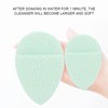 5pcs Makeup Cleaning Puff Hydrophilic Soft Exfoliator Face Cleaning Pad