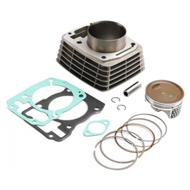 Topteng 233c c Cylinder Piston Top End Kit 70mm for Honda CRF150F CRF 150 F 2006-2019, XR150 XR150L XR150LEK Shadow 2014-2018 12100-KPT-A00 12190-KSP-910