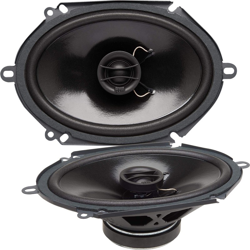 PowerBass Two Pairs of S-6802 6X8 OEM Replacement Coaxial Speakers