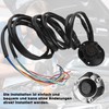 liangren 13-Pin Trailer Socket with 2 m Cable, Waterproof Towing