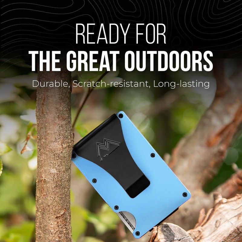 Mountain Voyage Minimalist Wallet for Men - Slim RFID Wallet,