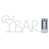 BAR Letters Shaped LED Neon Light Shop Signs Light for