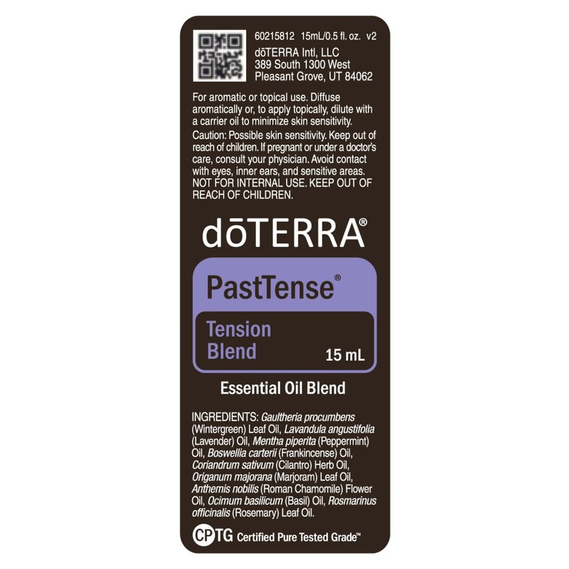 doTERRA PastTense Oil - Tension Blend - 15mL