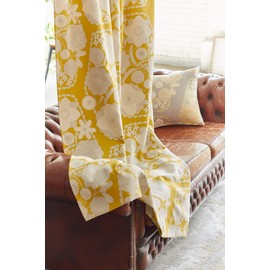 Suminoe V309C Cushion Cover, Yellow, 17.7 x 17.7 inches (45 x 45 cm), Made