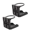 2 Pcs Folding Cup Holder 73mm Compact Space Saving Foldable