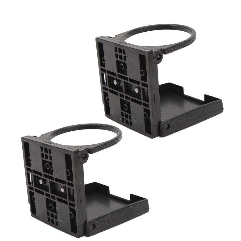 2 Pcs Folding Cup Holder 73mm Compact Space Saving Foldable