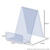 EPOSGEAR Medium Plastic Acrylic Perspex Book Plate Retail Display Stand