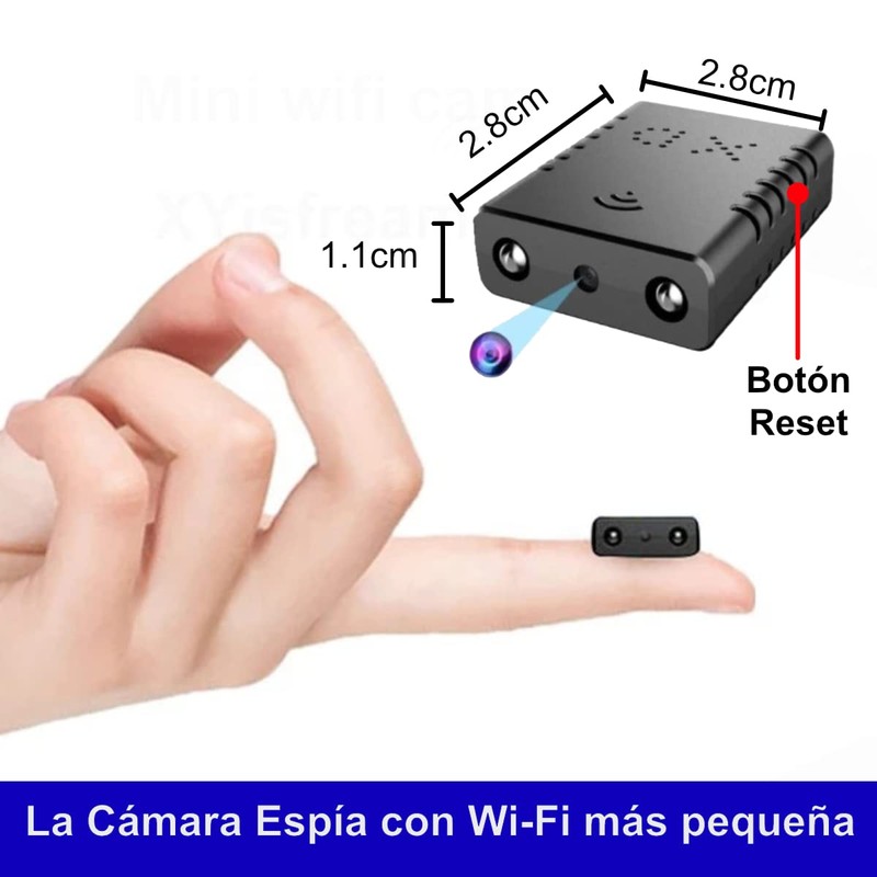 ZINKER Micro Cámara Espia Inalambrica WiFi Ful HD 1080P Mini