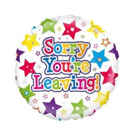 OAKTREE UK 229455 Oaktree 18" Sorry Youre Leaving Stars