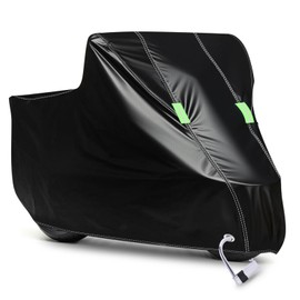D-Lumina Waterproof Motorcycle Cover for Motorcycles 210D Polyester Motorcycle Anti-Theft Universal for Most Motorcycles, Scoote, Vespa etc. (245x105 x125 cm) XL