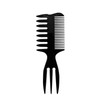 bicrops-4PCS Professional Comb Set, Wide Tooth Rat Tail Fine Tooth