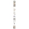 Foldable bathroom shower curtain (100-120cm)