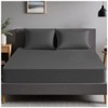 Plain Dyed Bedding Fitted Bedsheets, Soft & Comfy Double Bed