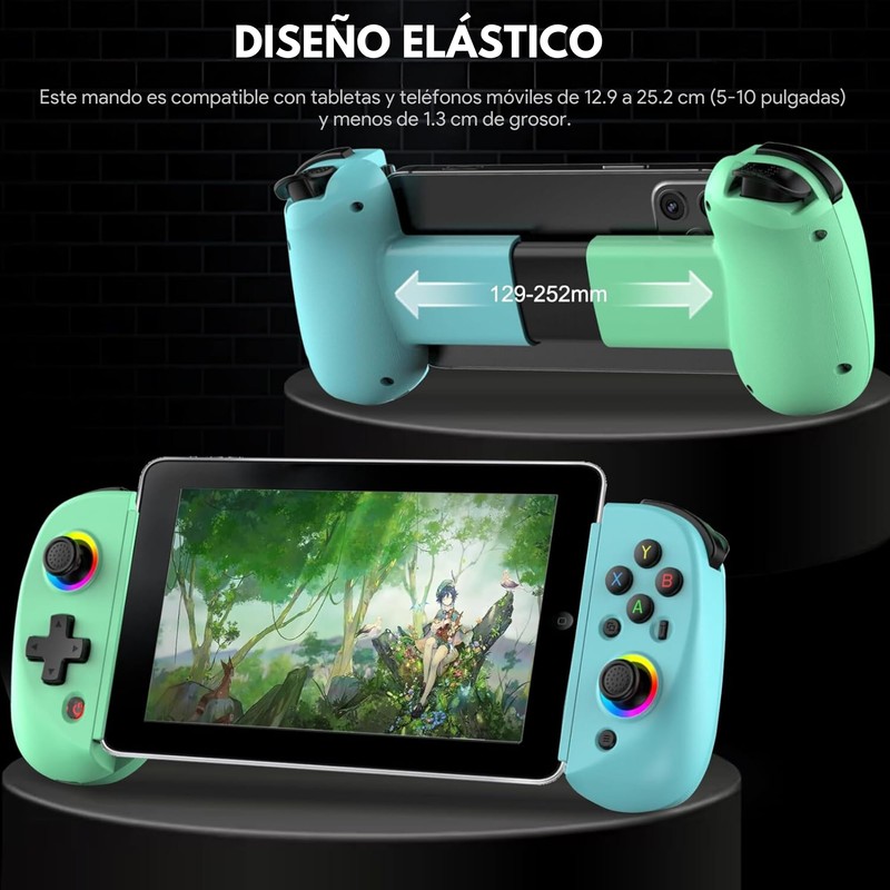 MR. GADGETS Gamepad inalámbrico Bluetooth Joystick Mando Game Controller con