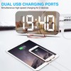 Digital Clock Large Display, Alarm Clock with Dimmable Led Display,