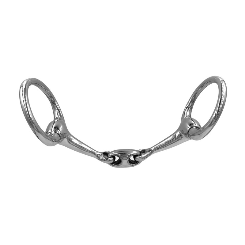 Equine Smile ES0123 Olive Head Bit Simple Broken Stainless Steel