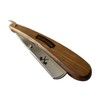 Woodsman - Porta Navajas Para Afeitar Madera Y Acero Inoxidable