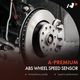 A-Premium Juego De 2 Sensores De Velocidad De Rueda ABS Delanteros Compatible con Chevy Equinox GMC Terrain 2010 2011 2012 2013 2014 2015 2016 2017, Reemplaza # 520811372, 20711372
