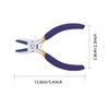BENECREAT Jewelry Pliers Stainless Steel Blue Thick Plastic Mouth Stretch