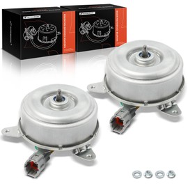 A-Premium Engine Radiator Cooling Fan Motor Compatible with Nissan Altima 2002 2003 2004 2005 2006, 2.5L, 2-PC Set, Replace# 214878J100