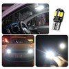 Nowkont Pack-10 Car T10-8SMD LED Bulb, 12V 5730 360 Degree
