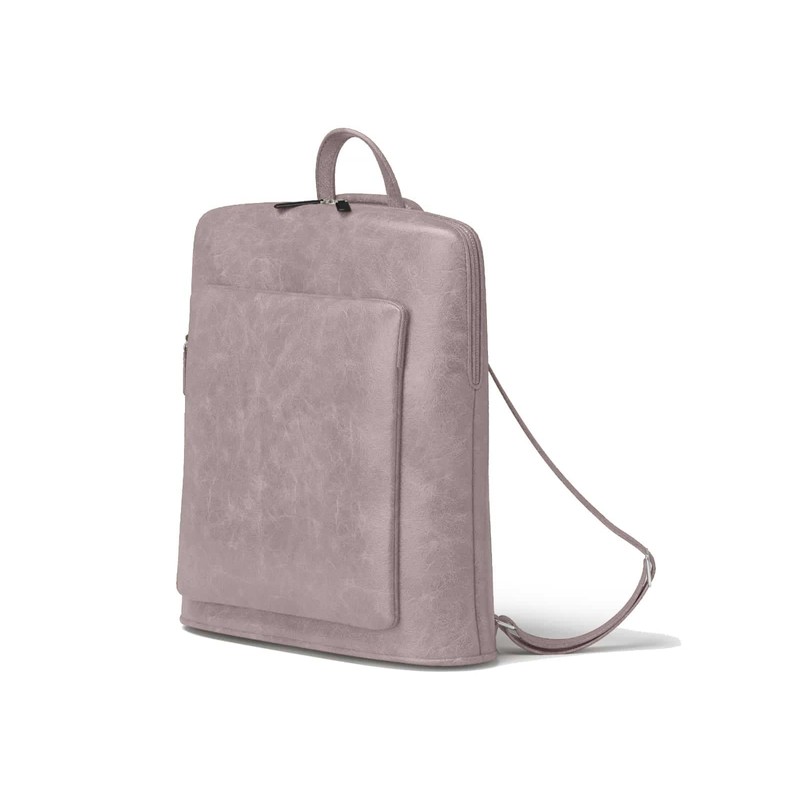 Kmisso Elegant Women's Vegan Faux Leather Backpack 30605, pink