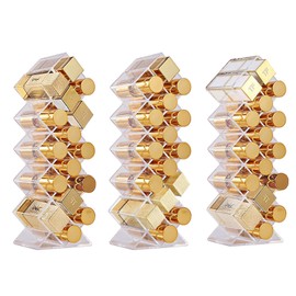 Lolalet [3 Pack] Lip Stand, Lipstick Storage Case, Combination Lip Storage Lipstick Box, Clear Acrylic Case