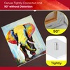 Stretched Canvas for Painting,10Pack 8X10 Inch Stretched White Blank Canvas,8