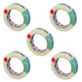 (5) or (10) or (20 Rolls of Rubber-Based Self-Adhesive 1 In x 45 Yds. Masking Tape Painting Works (10)