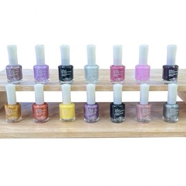 Lopez Manicure 400-500 Simple Color Enamel Nail Manicure 513 Gray Pearl 5ea