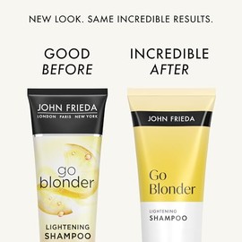 John Frieda Go Blonder - Champú aclarador, champú rubio, 8.3 onzas líquidas