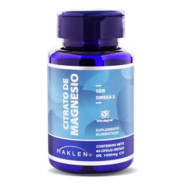 Citrato Magnesio Omega Capsulas Vcaps Maklen Sabor